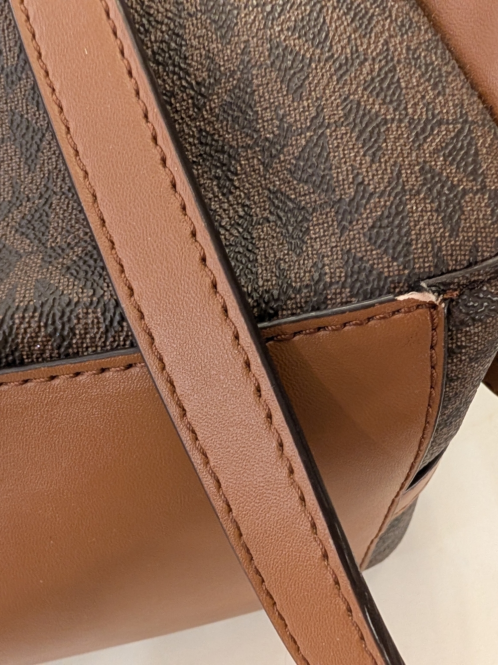 Michael Kors Jaycee Large Zip Pocket Backpack In Brown - Picture 5 of 12